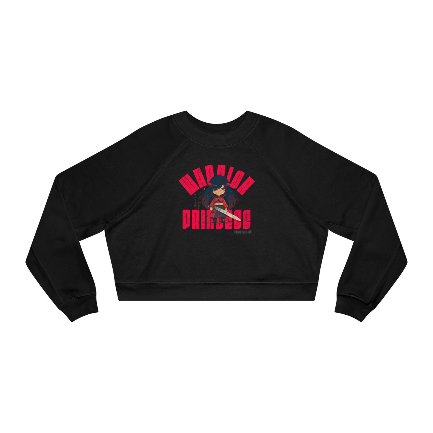 SAMURAI WARRIOR Princess Cropped Sweatshirt