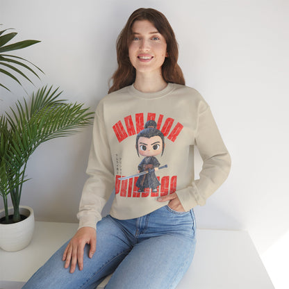 SAMURAI WARRIOR PRINCESS Heavy Blend Crewneck Sweatshirt