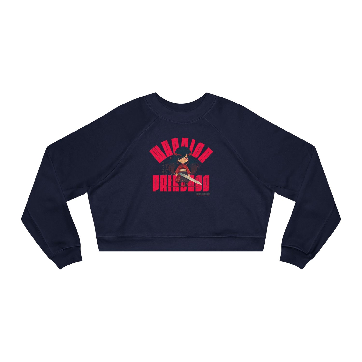 SAMURAI WARRIOR Princess Cropped Sweatshirt