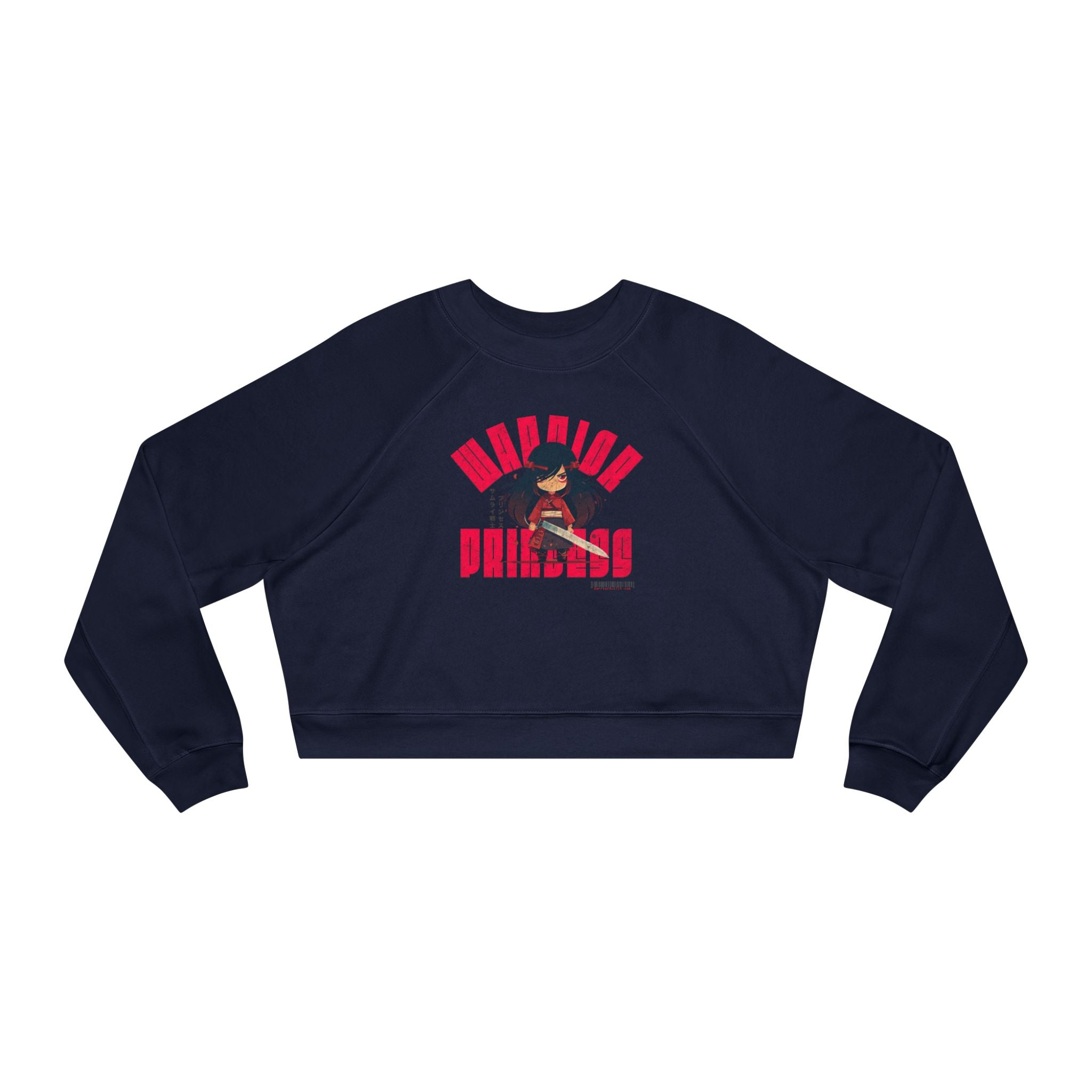 SAMURAI WARRIOR Princess Cropped Sweatshirt