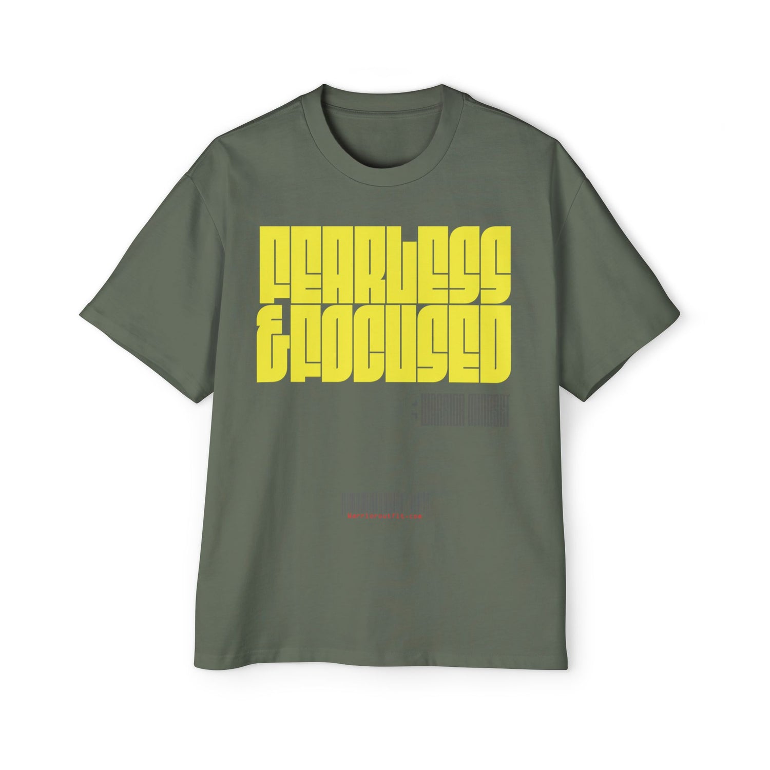 Fearless and Focused Heavy Warm-up Tee - Warrior Mindset