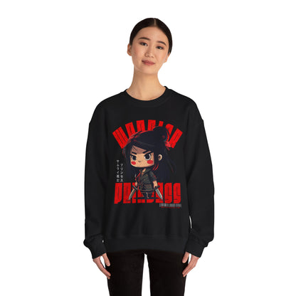 SAMURAI WARRIOR PRINCESS Heavy Blend Crewneck Sweatshirt