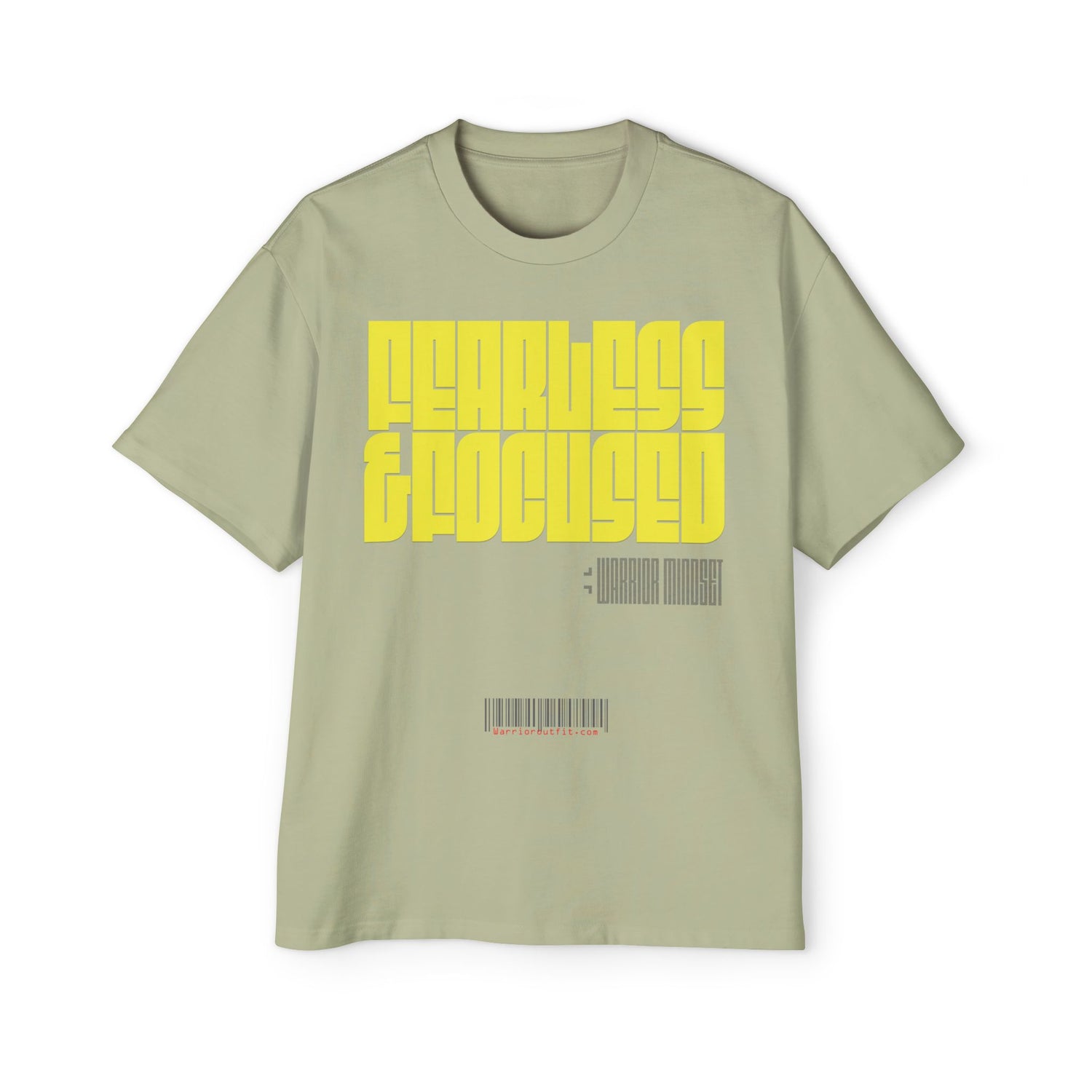 Fearless and Focused Heavy Warm-up Tee - Warrior Mindset