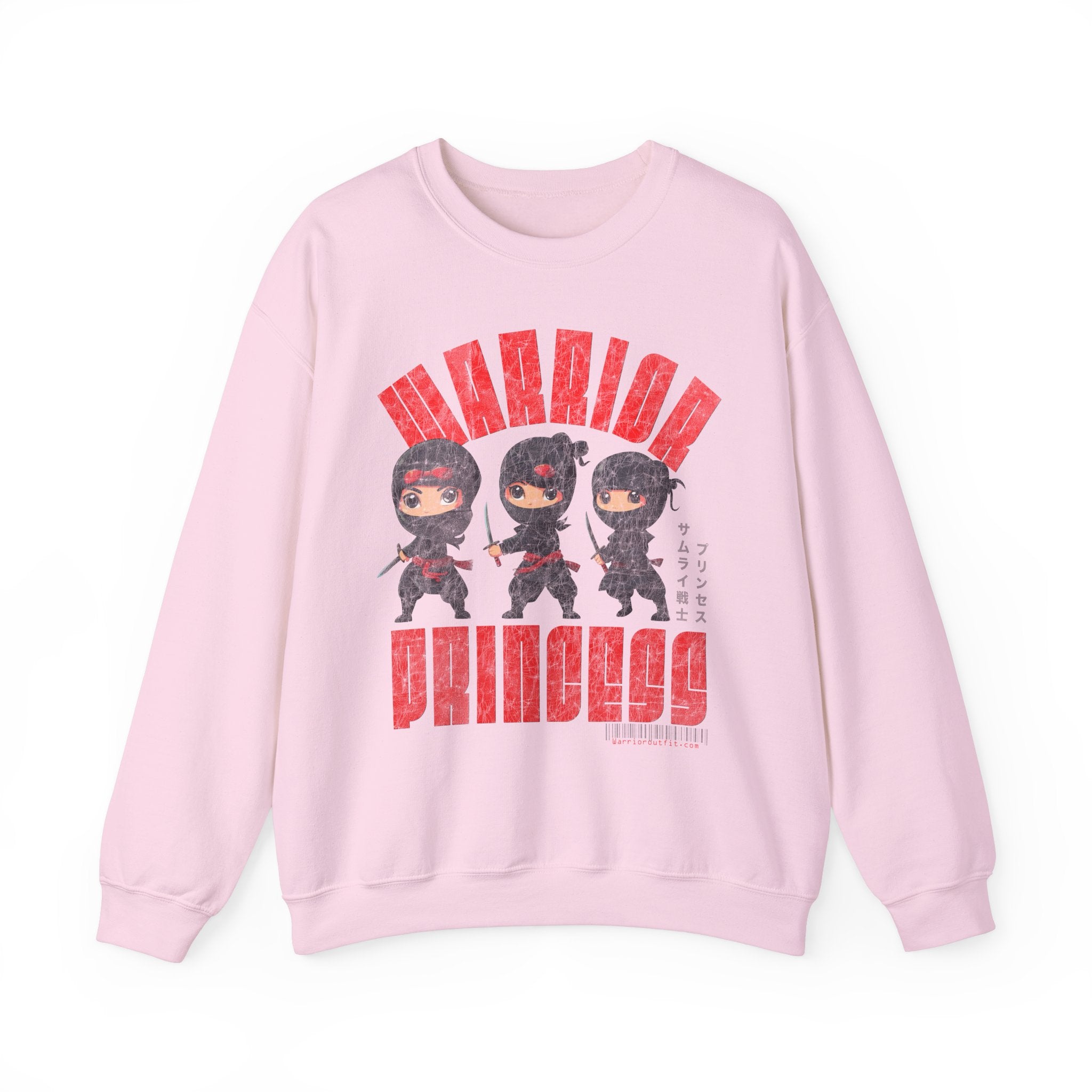 SAMURAI WARRIOR PRINCESS Heavy Blend Crewneck Sweatshirt