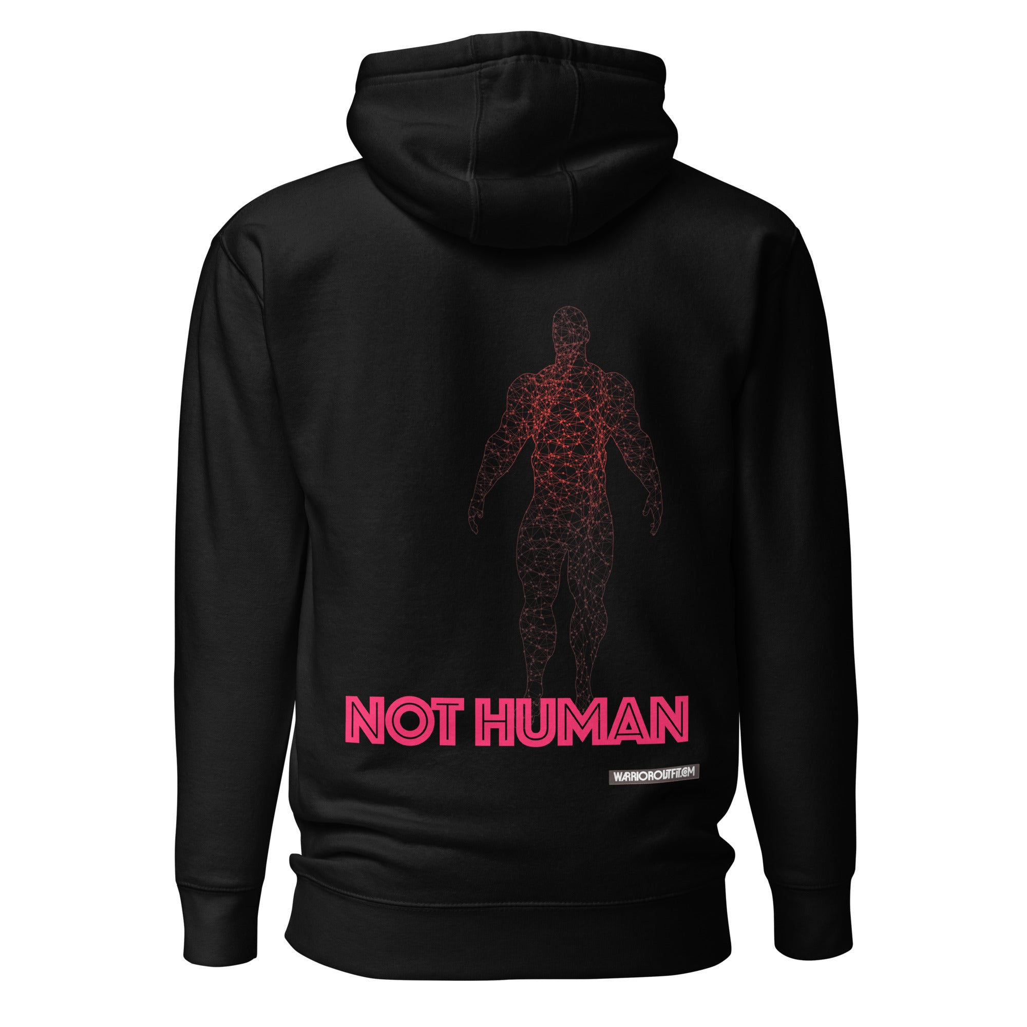 NOT HUMAN Hoodie - Cybernetic Warrior