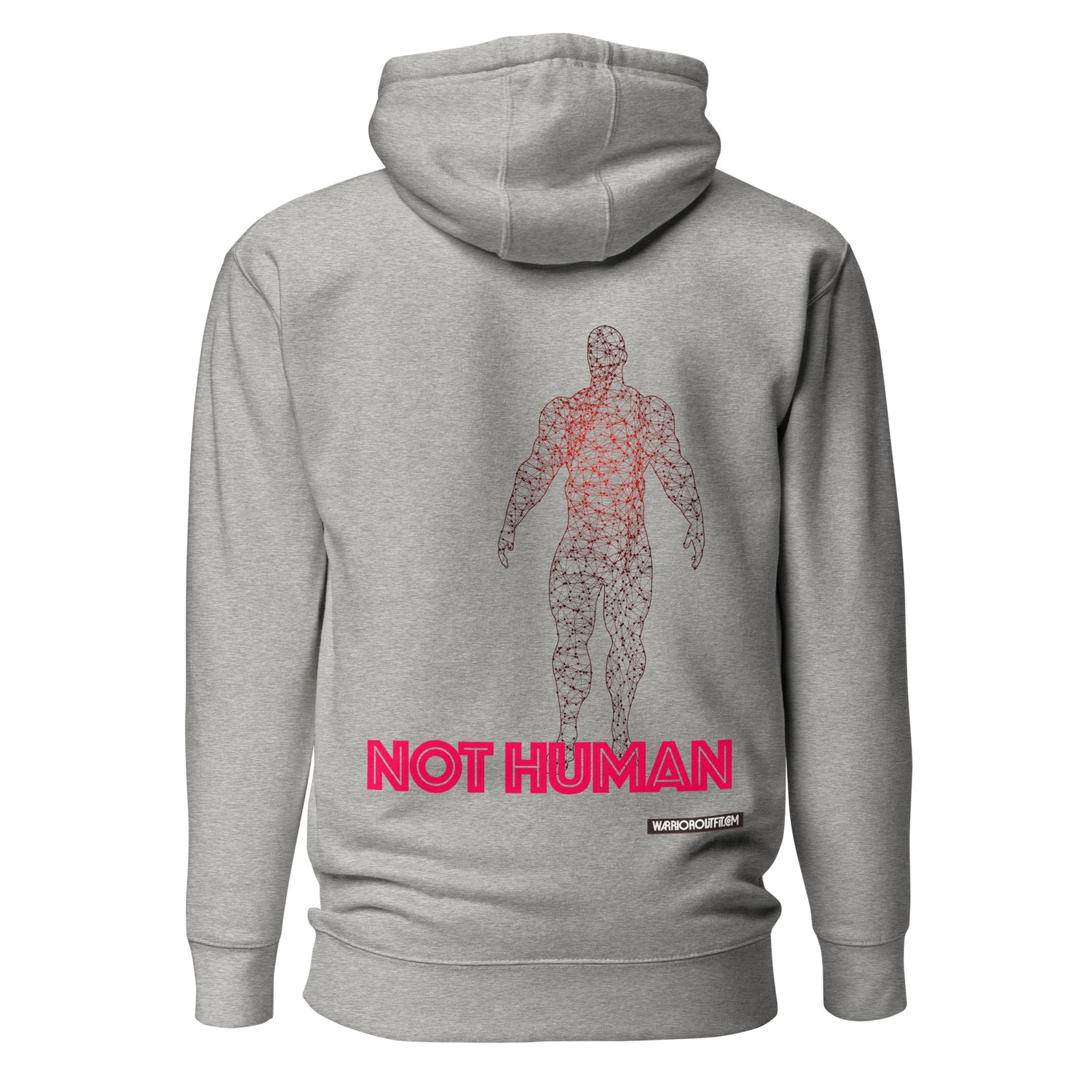 NOT HUMAN Hoodie - Cybernetic Warrior