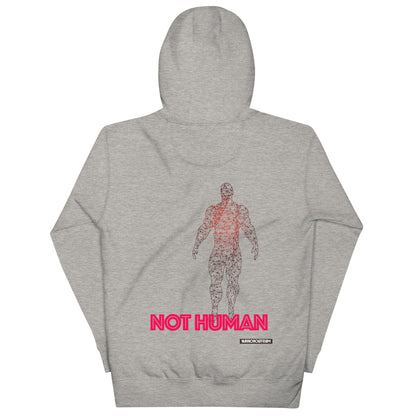 NOT HUMAN Hoodie - Cybernetic Warrior