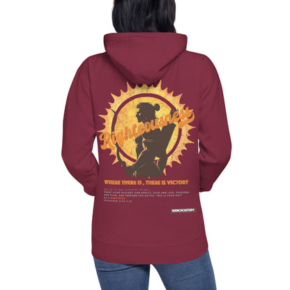 Righteousness Hoodie - Unyielding Warrior Spirit