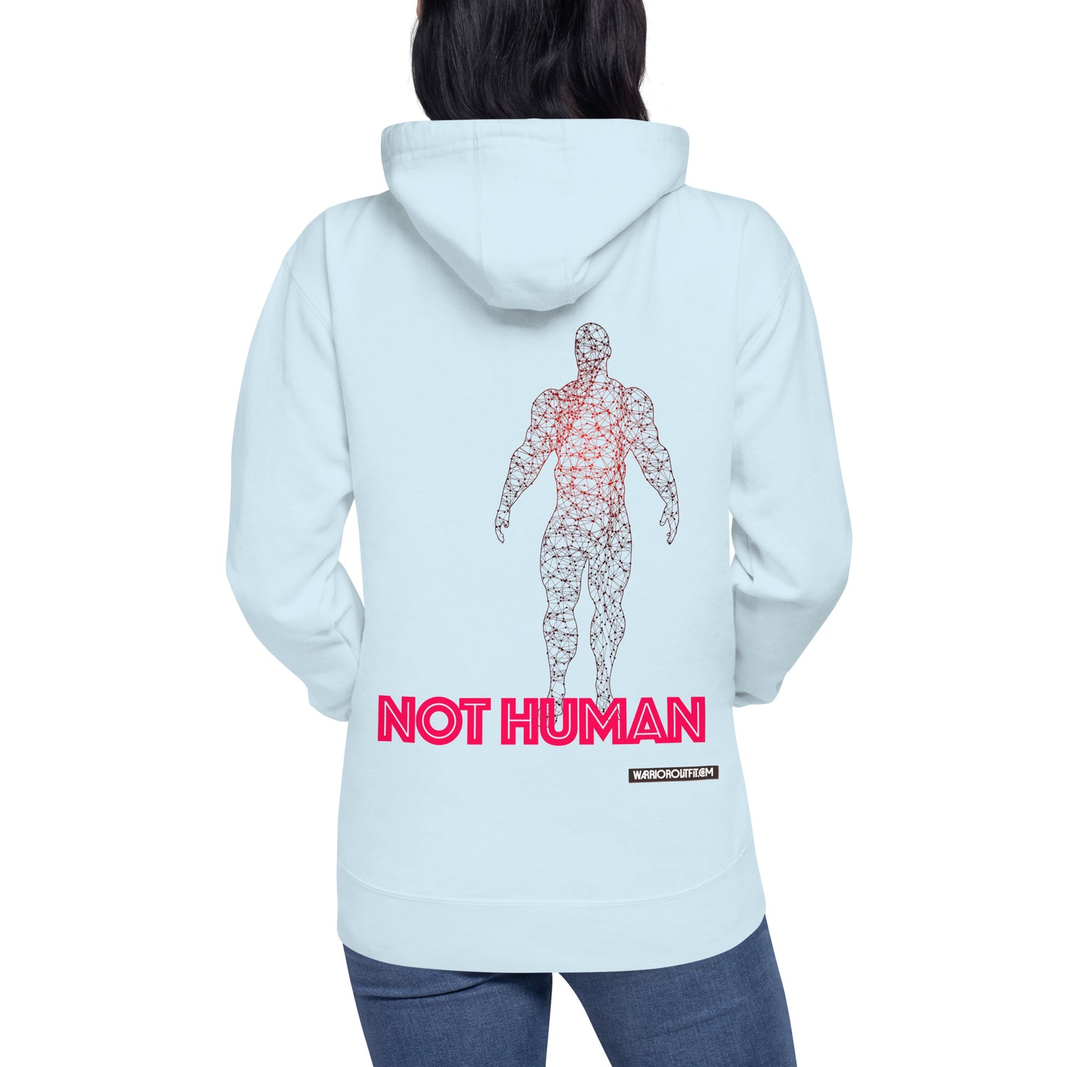 NOT HUMAN Hoodie - Cybernetic Warrior