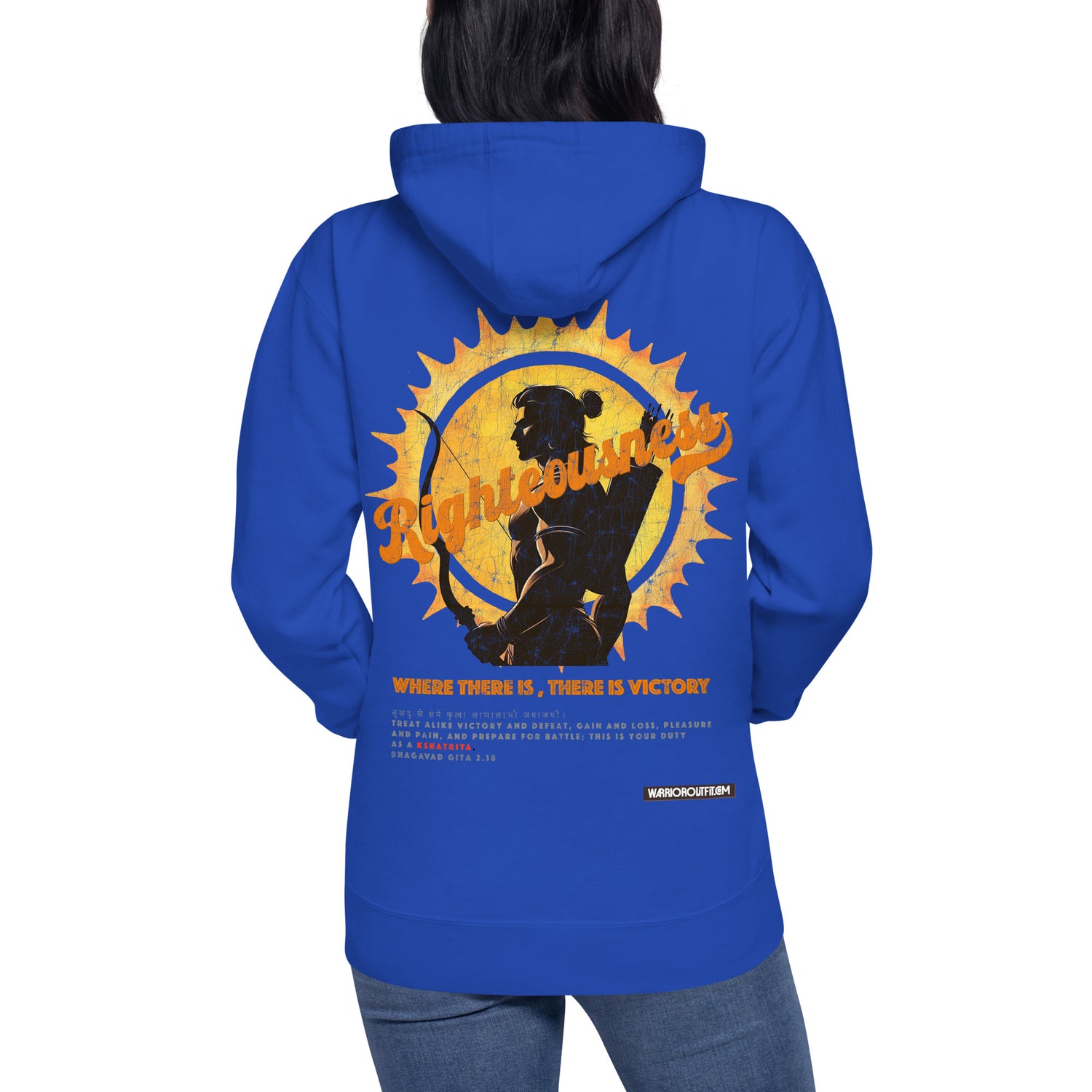 Righteousness Hoodie - Unyielding Warrior Spirit