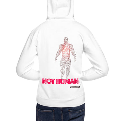 NOT HUMAN Hoodie - Cybernetic Warrior