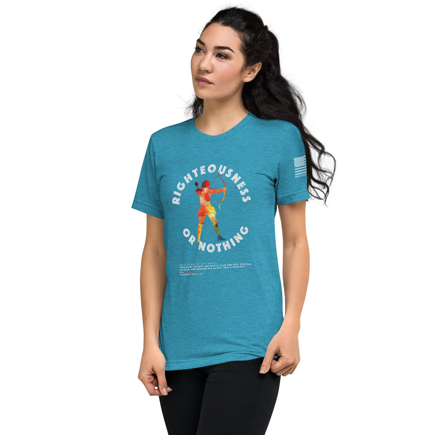 Righteousness or Nothing Training Tee - Fuel Your Warrior Spirit