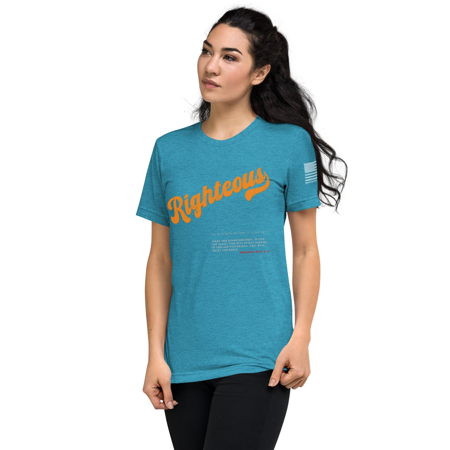 Righteous Training Tee - Unyielding Warrior Spirit