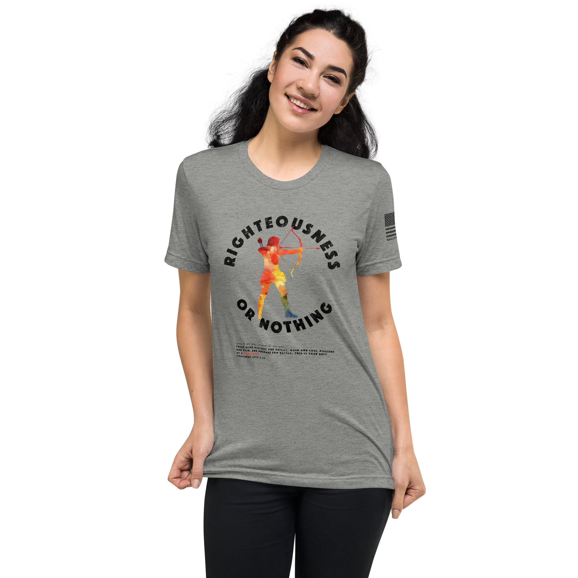 Righteousness or Nothing Training Tee - Fuel Your Warrior Spirit