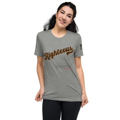 Righteous Training Tee - Unyielding Warrior Spirit