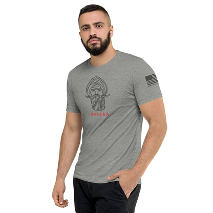 Kshatriya Triblend Tee - &quot;Sarbloh Warrior&quot;