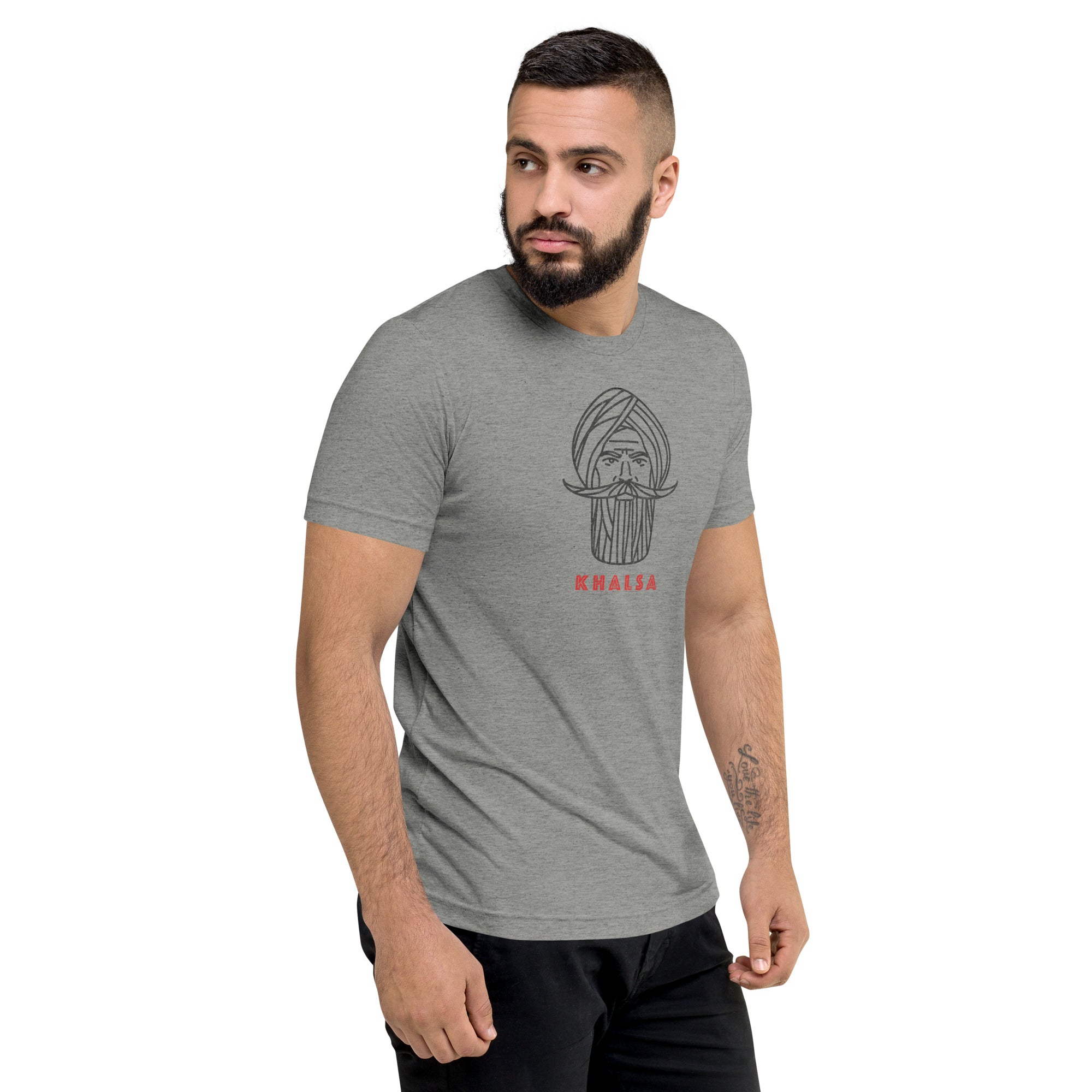 Kshatriya Triblend Tee - &quot;Sarbloh Warrior&quot;