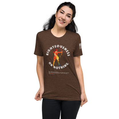 Righteousness or Nothing Training Tee - Fuel Your Warrior Spirit