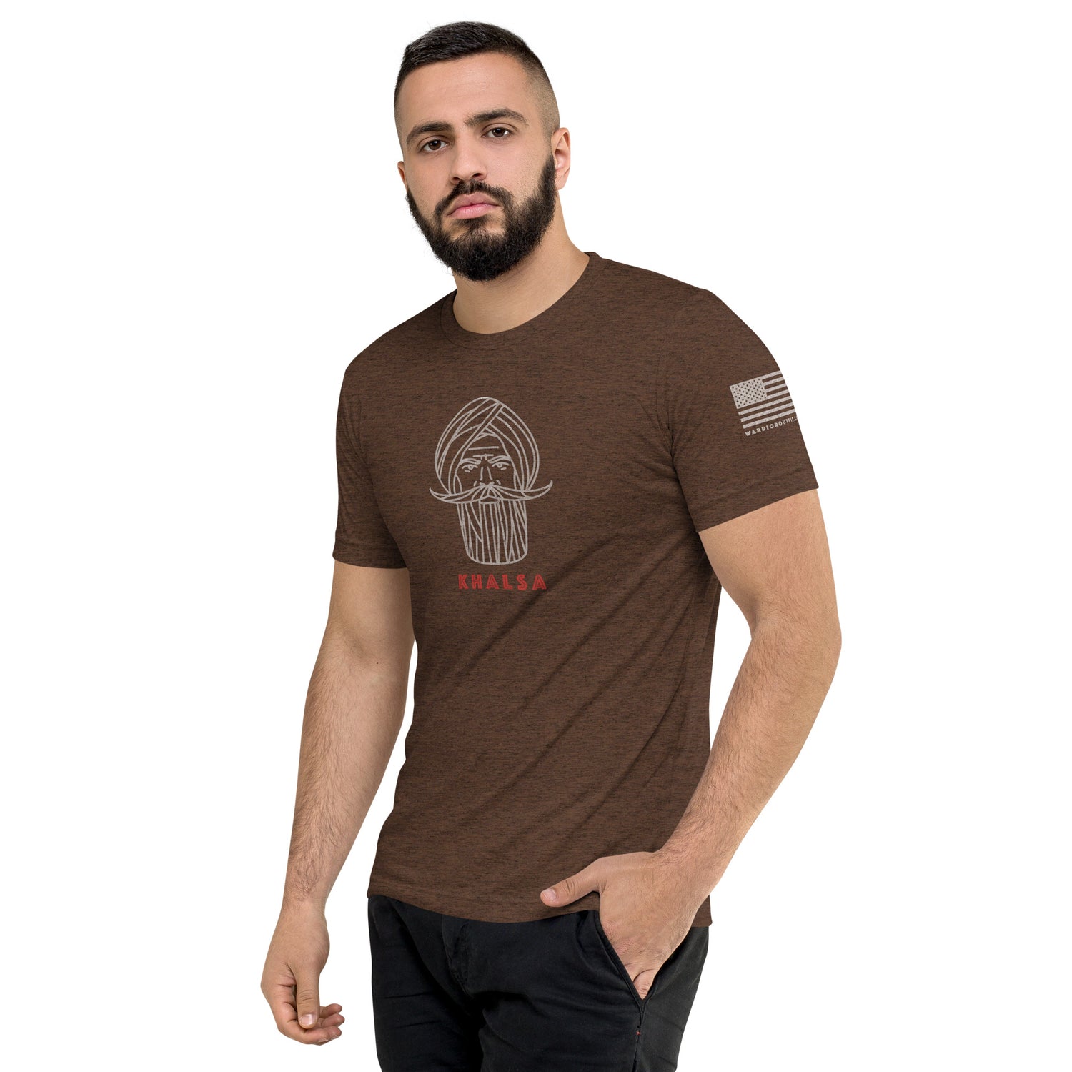 Kshatriya Triblend Tee - &quot;Sarbloh Warrior&quot;