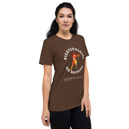 Righteousness or Nothing Training Tee - Fuel Your Warrior Spirit