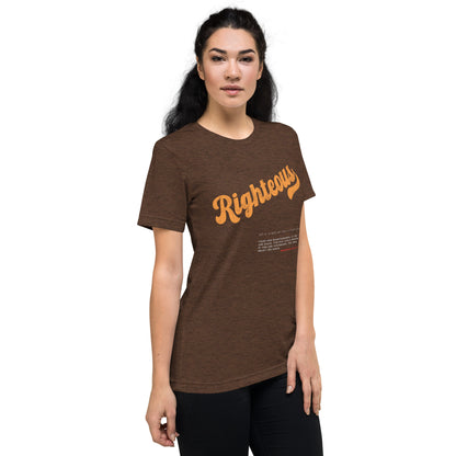 Righteous Training Tee - Unyielding Warrior Spirit