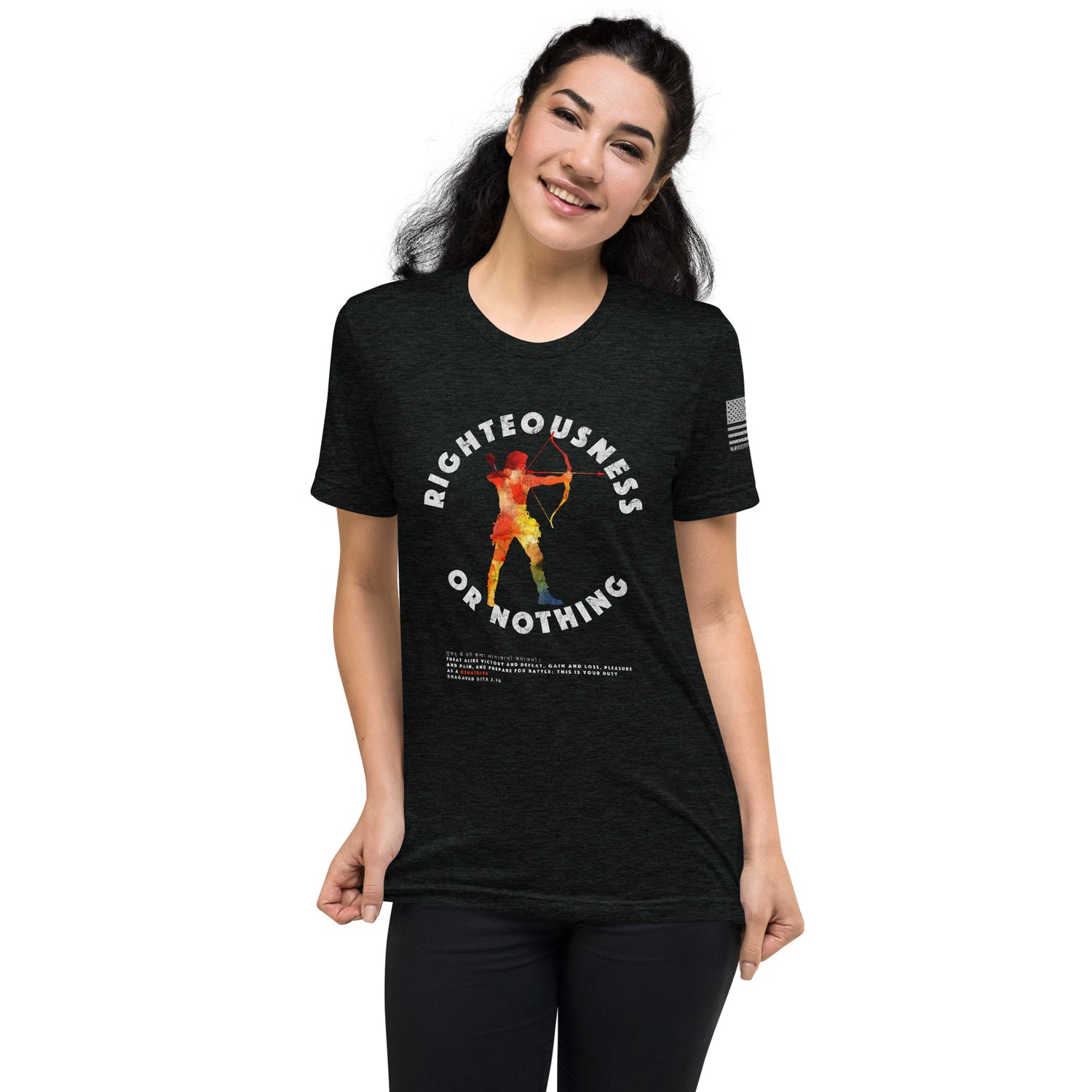 Righteousness or Nothing Training Tee - Fuel Your Warrior Spirit