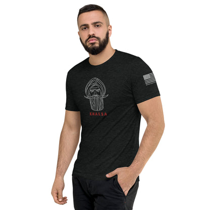 Kshatriya Triblend Tee - &quot;Sarbloh Warrior&quot;