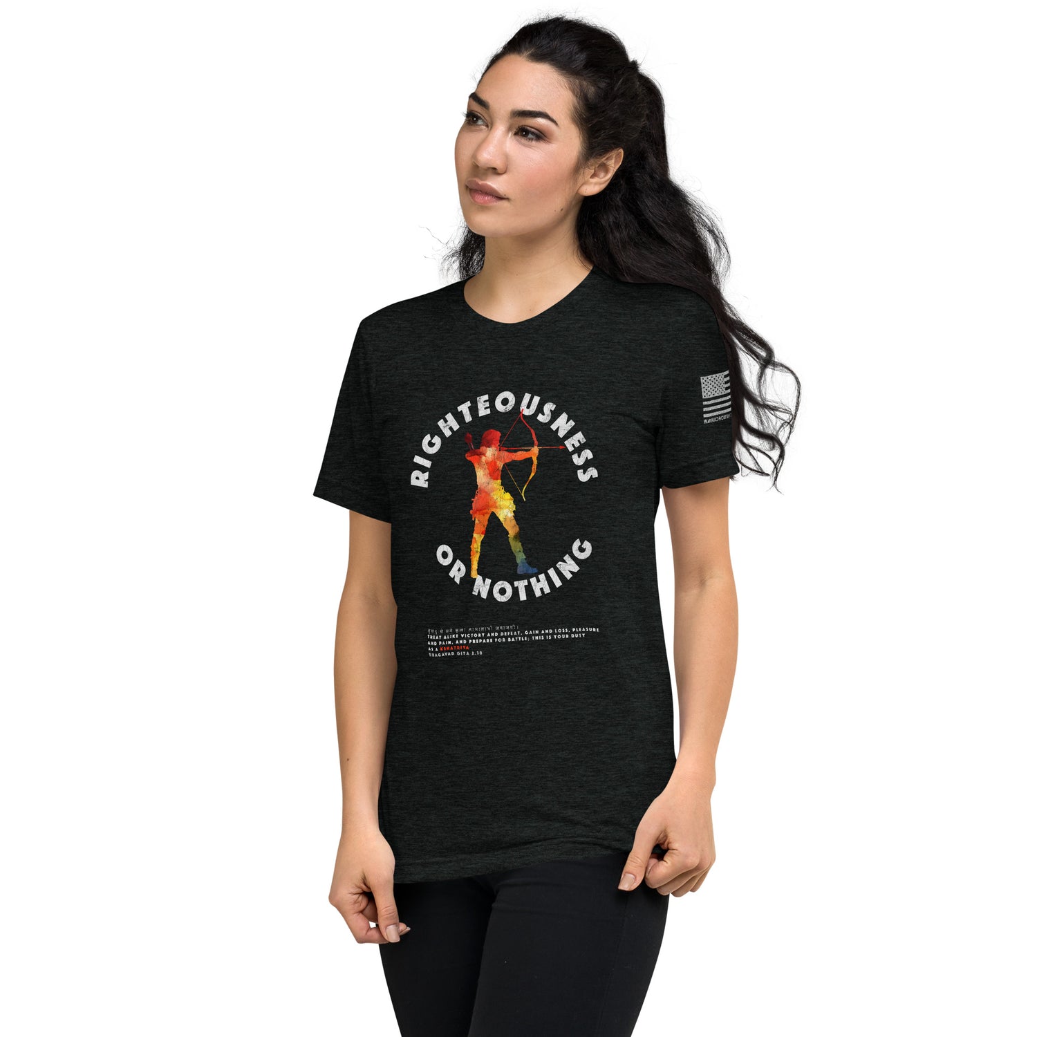 Righteousness or Nothing Training Tee - Fuel Your Warrior Spirit