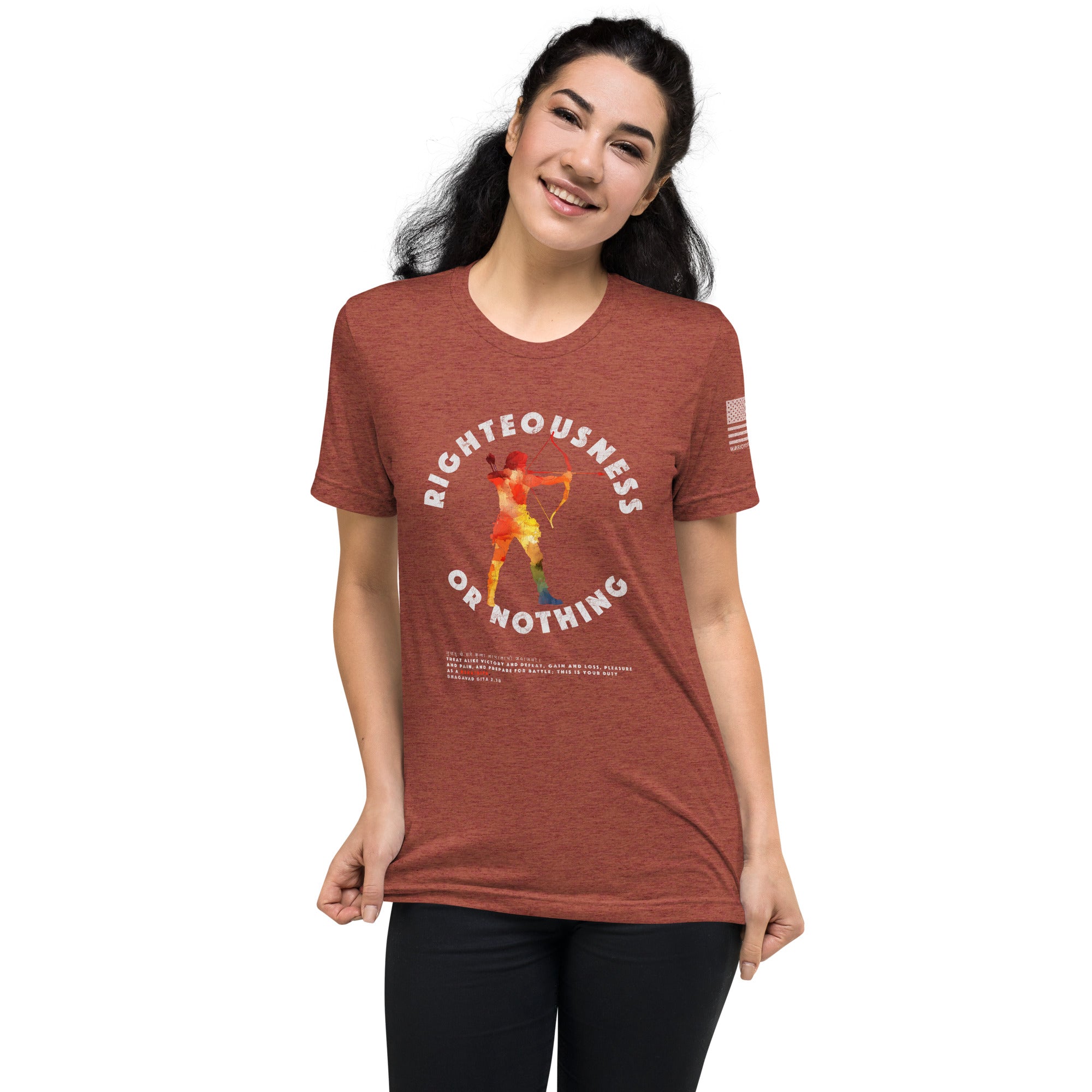 Righteousness or Nothing Training Tee - Fuel Your Warrior Spirit