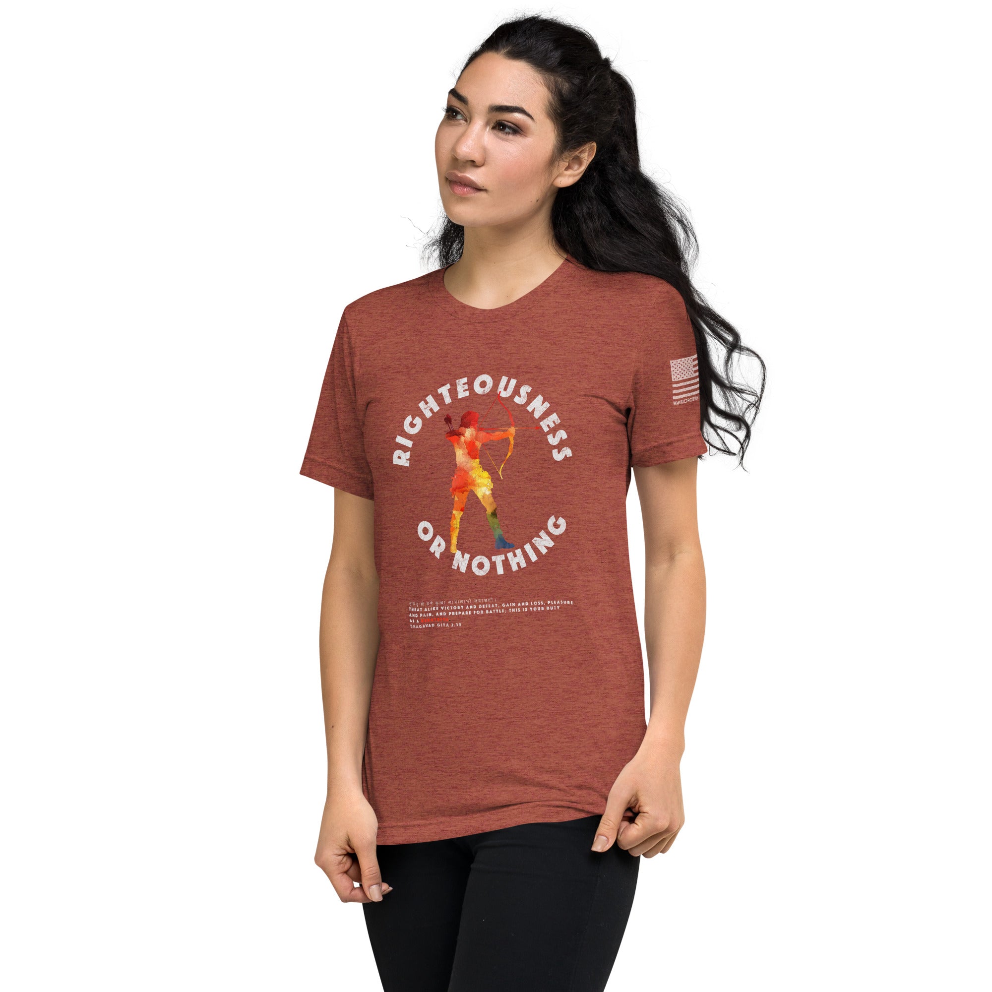 Righteousness or Nothing Training Tee - Fuel Your Warrior Spirit