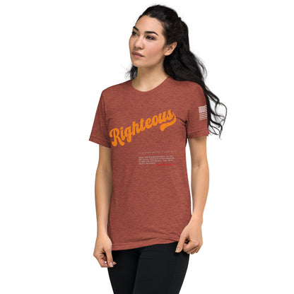 Righteous Training Tee - Unyielding Warrior Spirit