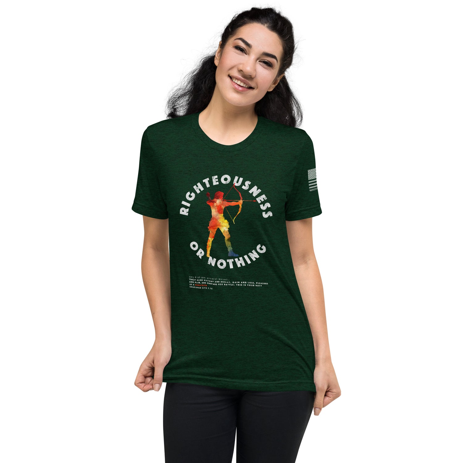 Righteousness or Nothing Training Tee - Fuel Your Warrior Spirit