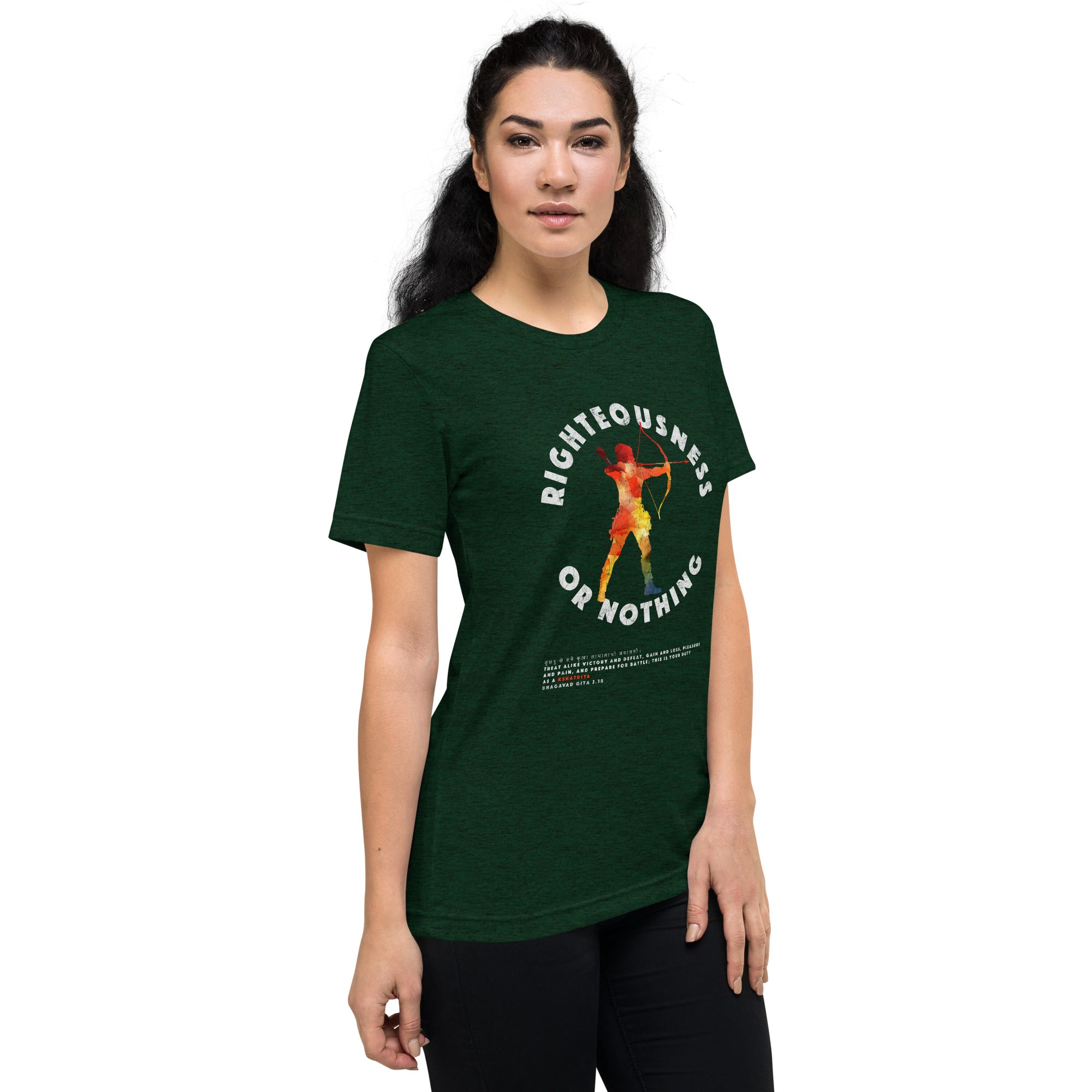 Righteousness or Nothing Training Tee - Fuel Your Warrior Spirit