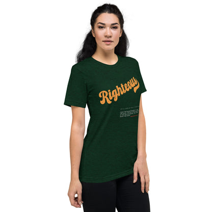 Righteous Training Tee - Unyielding Warrior Spirit