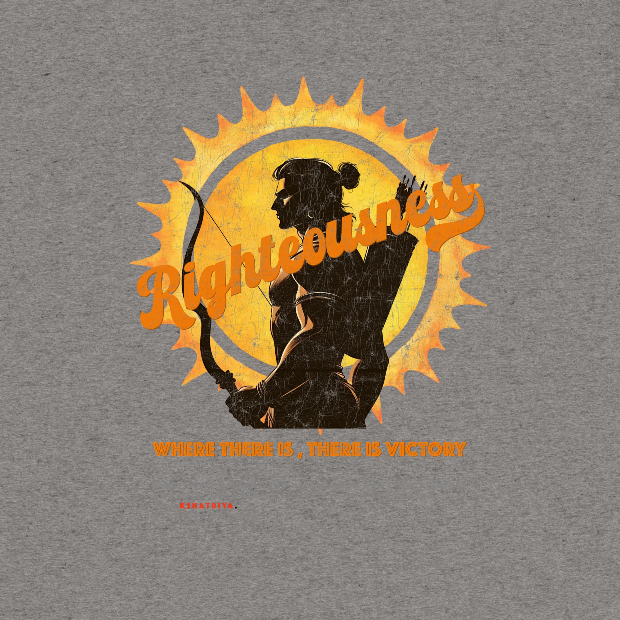 Righteousness Training Tee - Unyielding Warrior Spirit