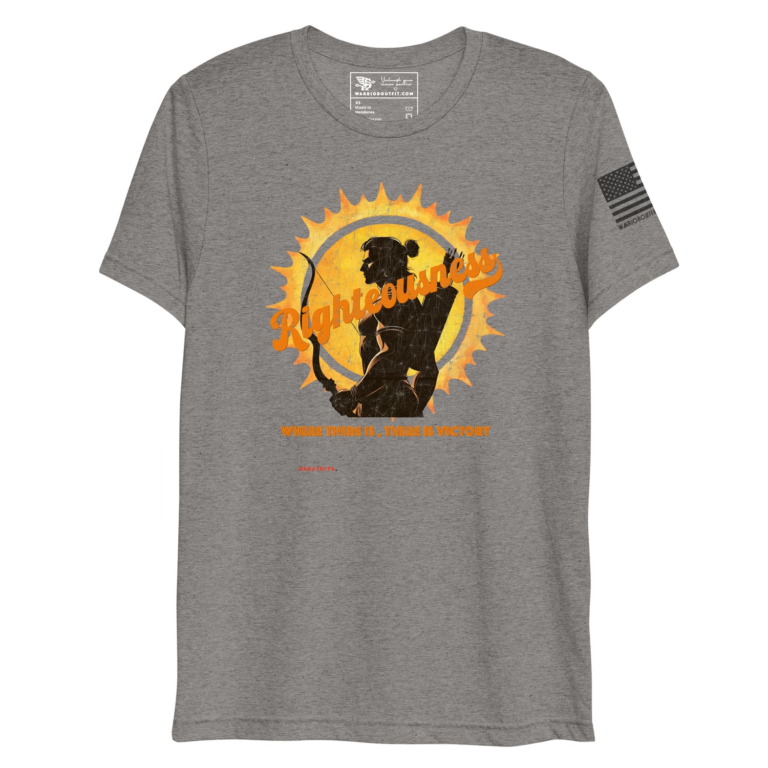 Righteousness Training Tee - Unyielding Warrior Spirit