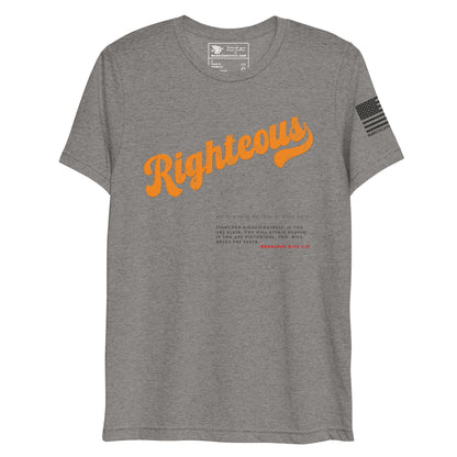 Righteous Training Tee - Unyielding Warrior Spirit