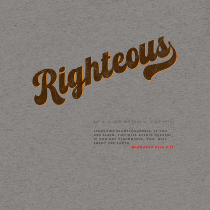 Righteous Training Tee - Unyielding Warrior Spirit