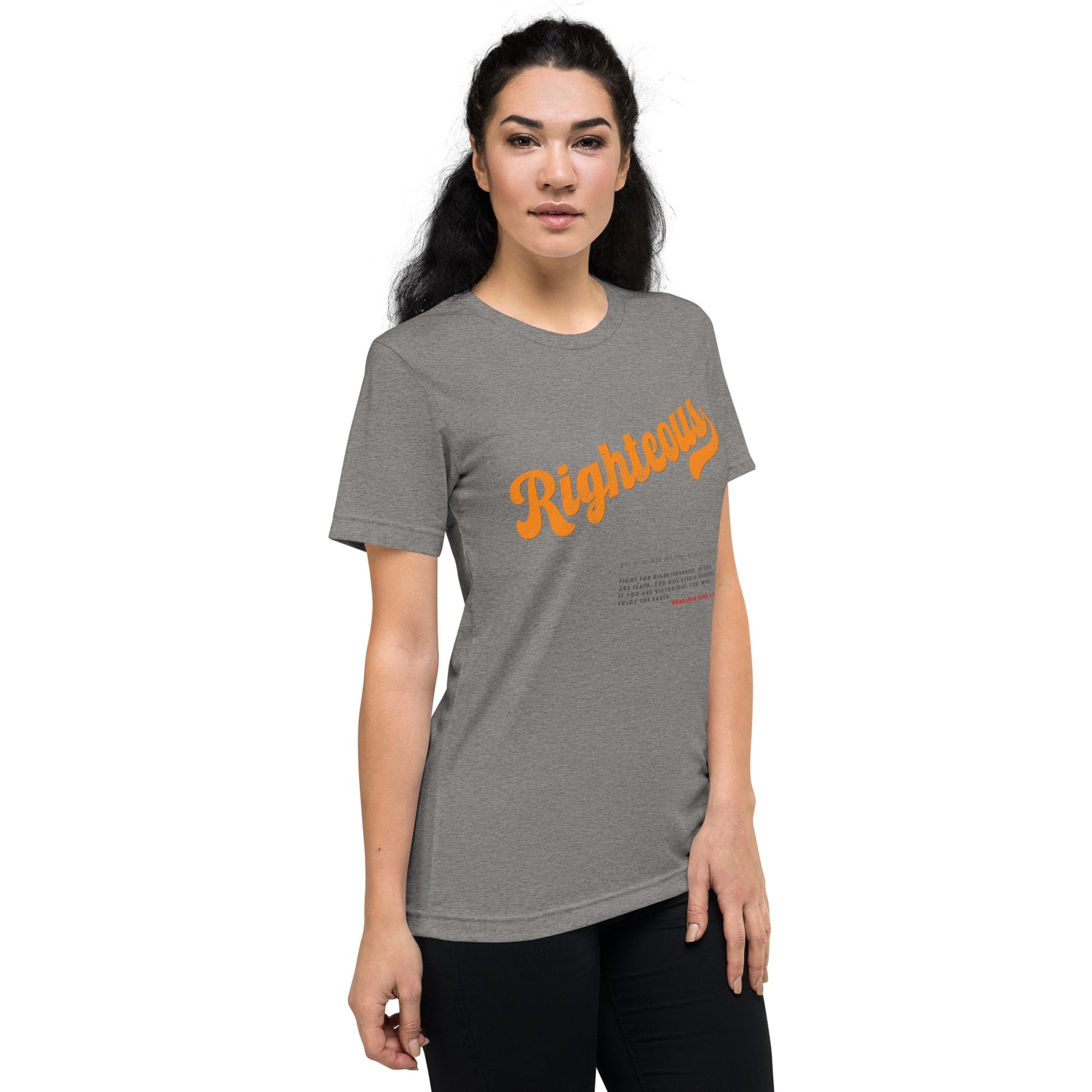 Righteous Training Tee - Unyielding Warrior Spirit