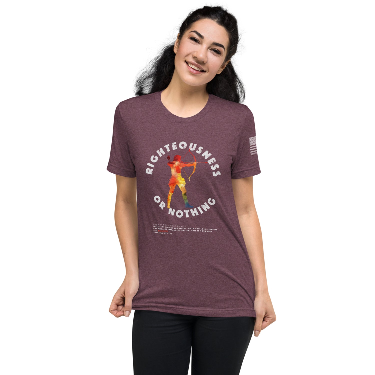 Righteousness or Nothing Training Tee - Fuel Your Warrior Spirit