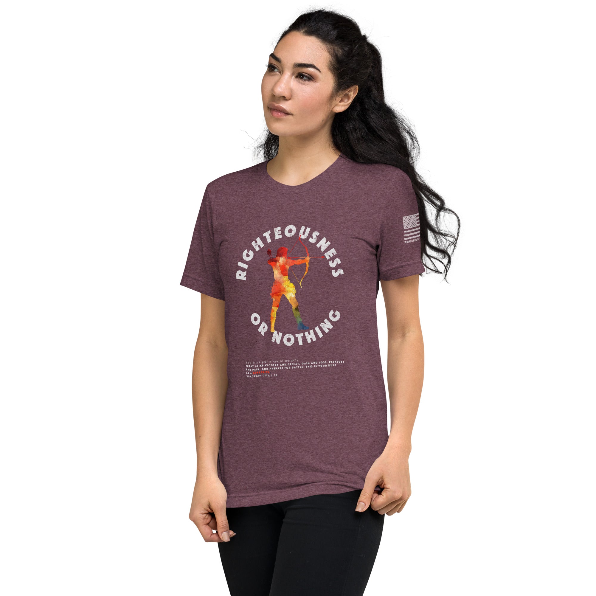 Righteousness or Nothing Training Tee - Fuel Your Warrior Spirit