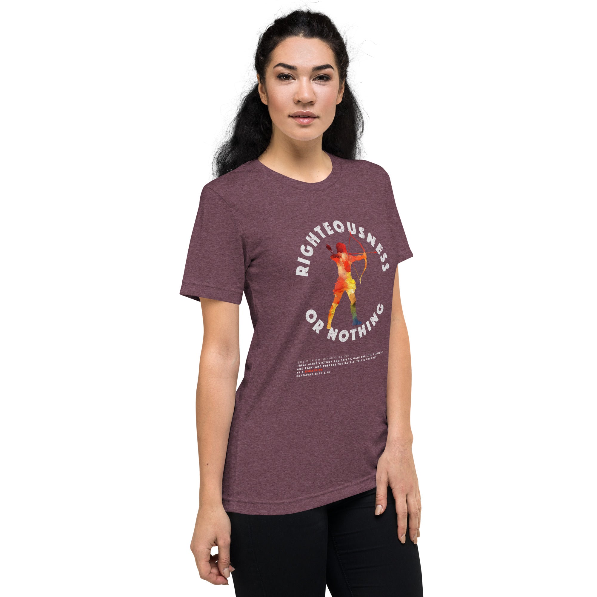 Righteousness or Nothing Training Tee - Fuel Your Warrior Spirit