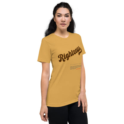 Righteous Training Tee - Unyielding Warrior Spirit