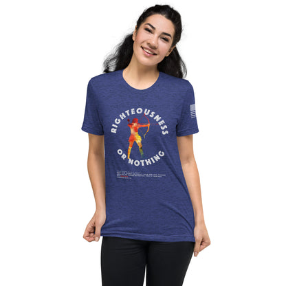 Righteousness or Nothing Training Tee - Fuel Your Warrior Spirit