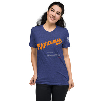 Righteous Training Tee - Unyielding Warrior Spirit