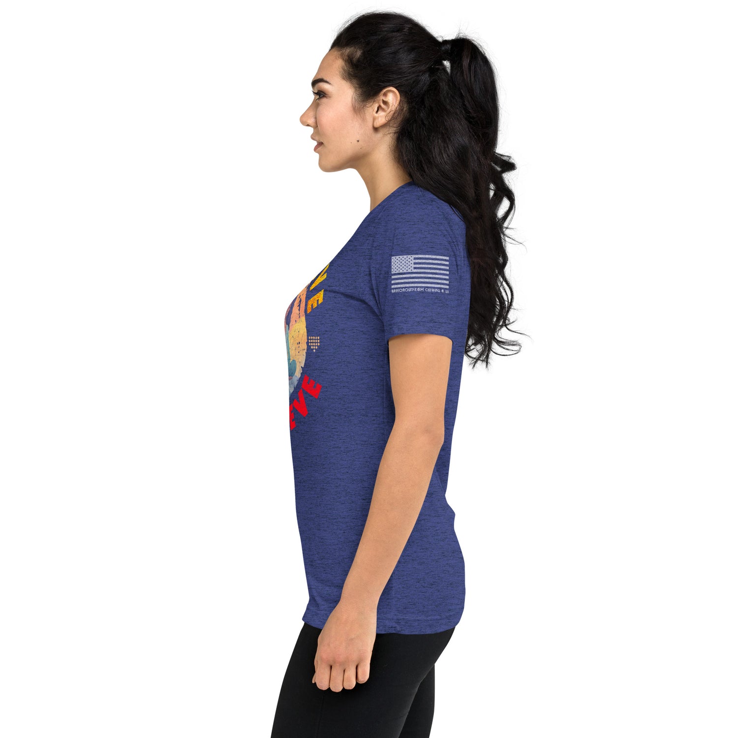 Urban Warrior Workout Tee - Believe and Achieve