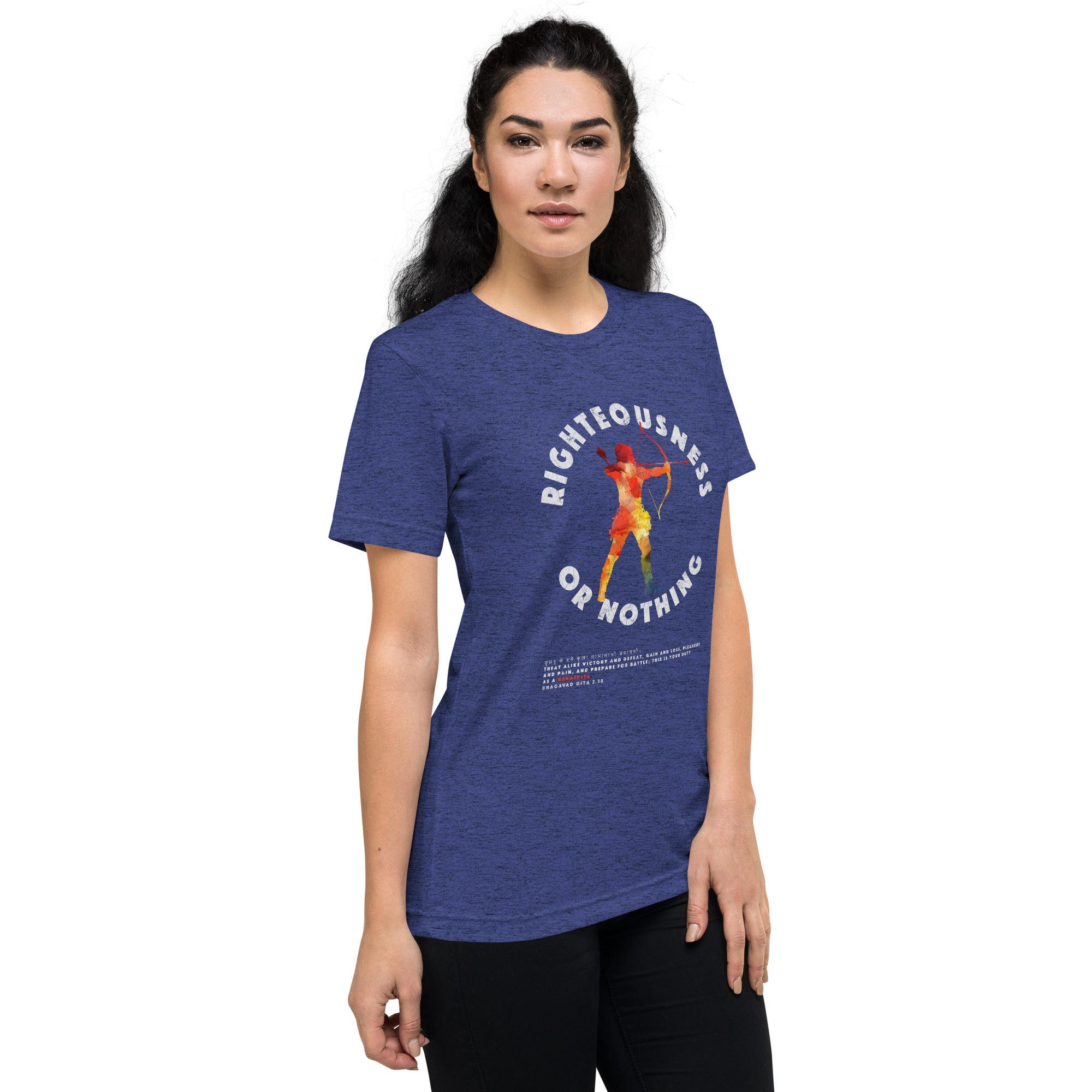 Righteousness or Nothing Training Tee - Fuel Your Warrior Spirit