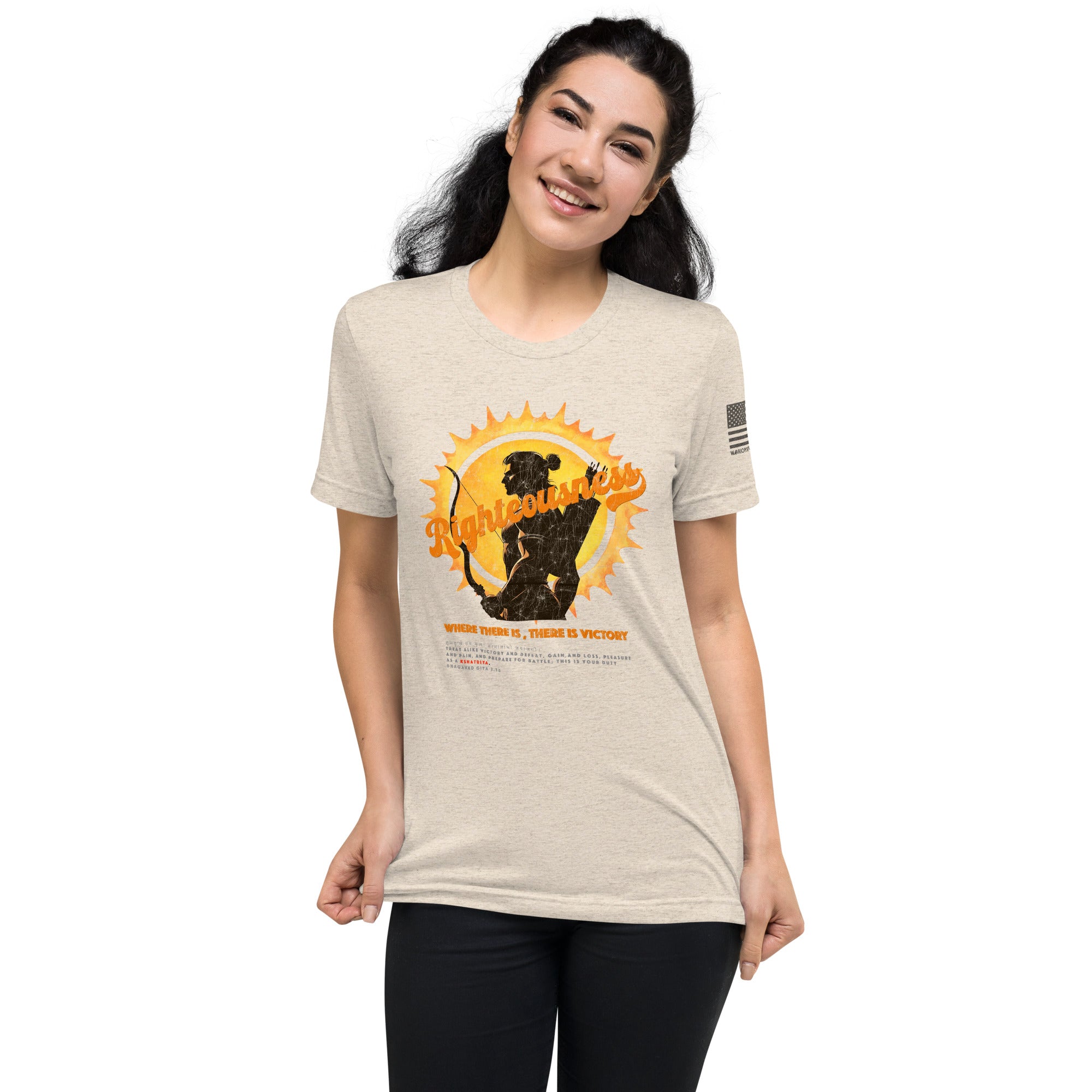 Righteousness Training Tee - Unyielding Warrior Spirit