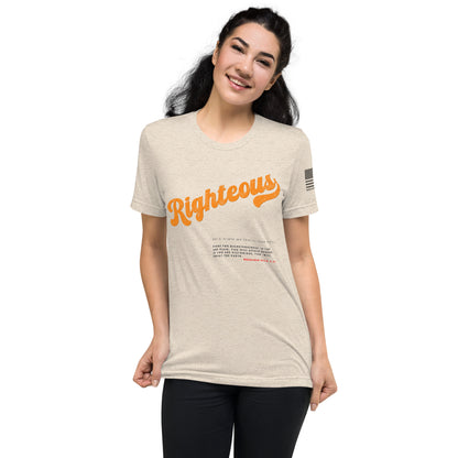 Righteous Training Tee - Unyielding Warrior Spirit