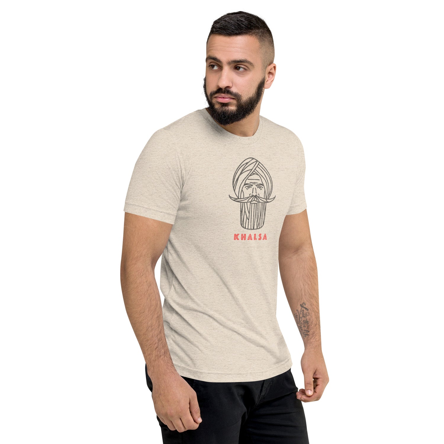 Kshatriya Triblend Tee - &quot;Sarbloh Warrior&quot;